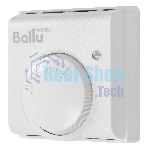 Комплект обогреватель инфракрасный Ballu BIH-GTW-1.3 + BMT-1 белый, 1300 Вт, 26 м2, термостат