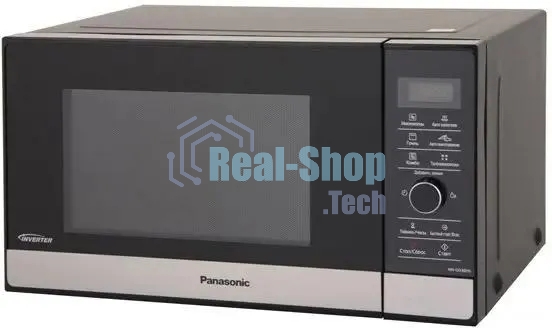 Микроволновая печь Panasonic NN-GD38HSZPE черный, 23 л, 1000 Вт, переключатели - сенсор, поворотный механизм