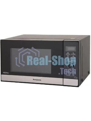 Микроволновая печь Panasonic NN-GD38HSZPE черный, 23 л, 1000 Вт, переключатели - сенсор, поворотный механизм