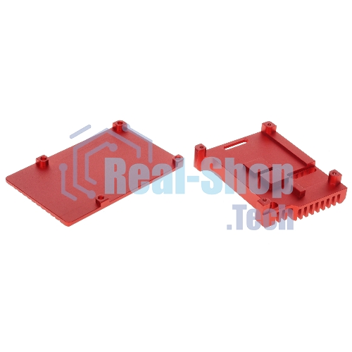 Корпус Qumo Aluminum case without fan, Raspberry Pi 4, red(RS004)