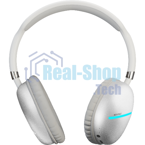 Беспроводные/проводные наушники Soundmax SM-HP2200B белый, накладные, Bluetooth + проводной, до 6 ч