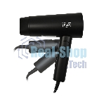 Фен Puff 1301Bl черный, 1300 Вт, компактный