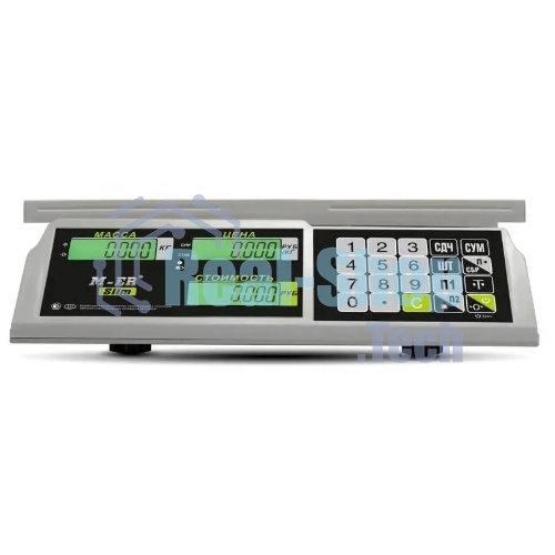 Весы торговые Mertech M-ER 326AC-32.5 LCD серый (3041)