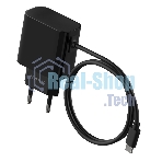 Сетевое зарядное устройство Maxvi CHL-240T 2.4A, with Type-C cable, черный