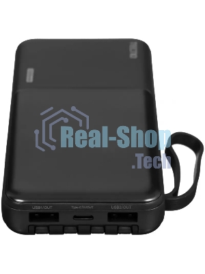 Портативный аккумулятор Tecno OnGO L101 10000mAh 12W 2.4A 2xUSB-A/USB-C черный