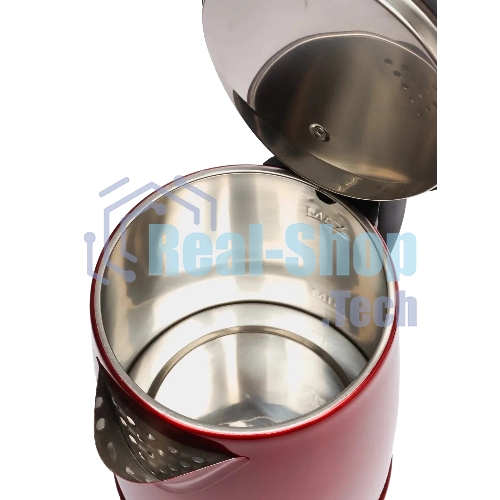 Чайник электрический Sakura SA-2149BR 2 л, красн метал+черн д