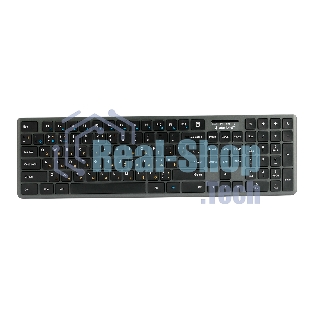Клавиатура Gembird KBW-8460 беспроводная, Bluetooth, радиоканал, чёрный