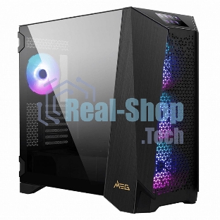 Компьютерный корпус MSI MEG PROSPECT 700R Mid-Tower, E-ATX, 2xUSB 3.2, 1xUSB-C, Audio I/O, 4x140 ARGb fan, Laminated Tempered Glass, (41556)