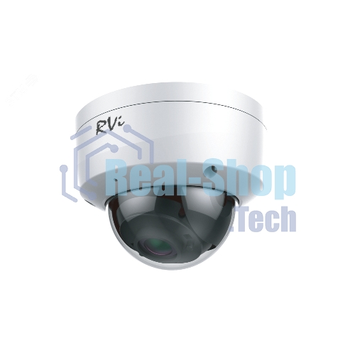 Видеокамера IP 4Мп купольная с ИК-подсветкой до 30 м (2.8мм) RVi-1NCD4054 (2.8) white
