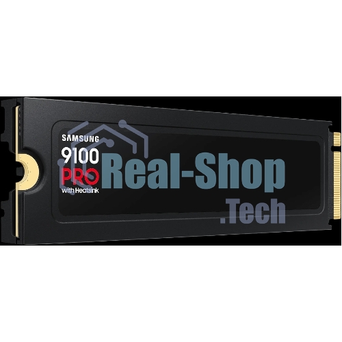 Накопитель SSD 1Tb Samsung 9100 PRO, M.2, PCI-E 5.0 x4, TLC 3D NAND R/W - 14800/13400 Mb/s с радиатором