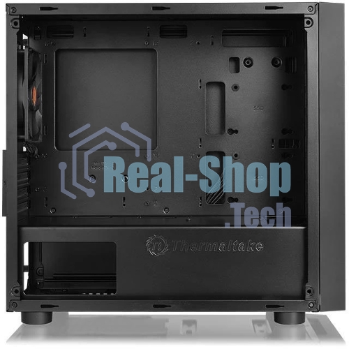 Компьютерный корпус Thermaltake Versa H18 Window черный без БП mATX 2xUSB 2.0 1xUSB 3.0 audio bott PSU