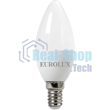 Лампа светодиодная EUROLUX LL-E-C37-5W-230-2