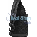 Рюкзак слинг Piquadro Harper CA6784AP/N черный кожа