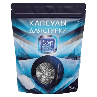 Капсулы для стирки Top House 180650, 15 шт