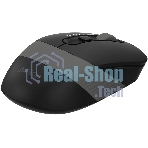 Мышь беспроводная A4Tech Fstyler FG10S черный/серый, 2000 dpi, радиоканал, USB, кнопки - 4