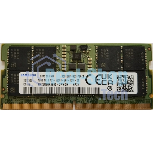 Оперативная память Samsung, DDR5, 16GB (1x16GB), 5600 MHz, CL46, SO-DIMM