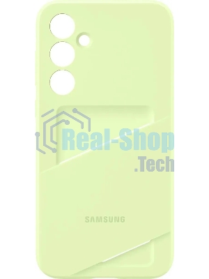 Чехол (клип-кейс) Samsung для Samsung Galaxy A35 Card Slot Case A35 лайм (EF-OA356TMEGRU)