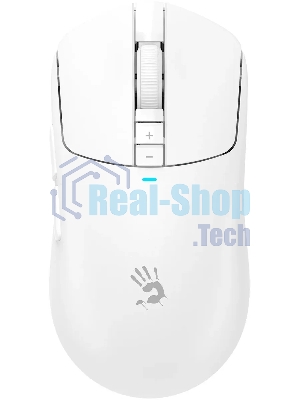 Мышь беспроводная/проводная A4Tech Bloody R72 Ultra белый, 20000 dpi, радиоканал, USB-C, кнопки - 7