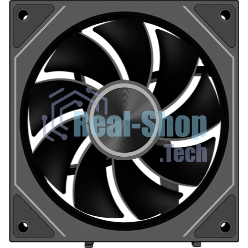 Вентилятор для корпуса PcCooler F3 X120R BK Reverse ARGB 120х120x25 черный 4-pin 28.4дБ (F3 X120R ARGB BK) Ret