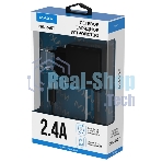 Сетевое зарядное устройство Maxvi CHL-240T 2.4A, with Type-C cable, черный
