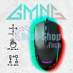 Мышь проводная GMNG XM003 черный, 32000 dpi, USB, кнопки - 10