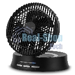Вентилятор Coolfort CF-2000 черный, напольный, 5 Вт, 3 скорости, 14.7 см