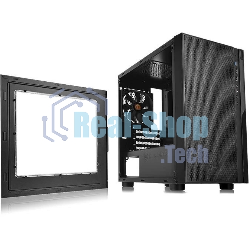 Компьютерный корпус Thermaltake Versa H18 Window черный без БП mATX 2xUSB 2.0 1xUSB 3.0 audio bott PSU
