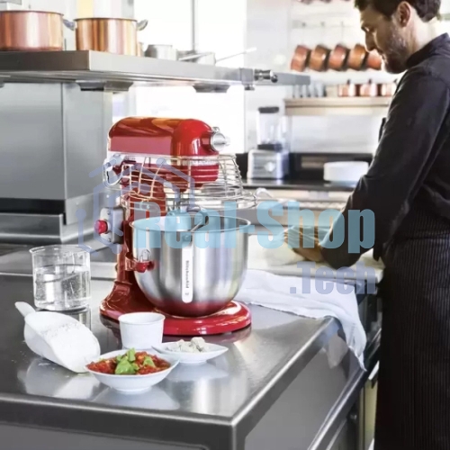 Миксер с подъемной чашей KitchenAid 5KSM7990XEER Professional 6.9 л красный