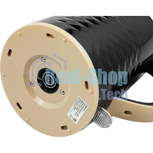 Чайник электрический Centek CT-0025 черный металл 1.8л, 1800W, двойные стенки, кнопка вкл. на ручке