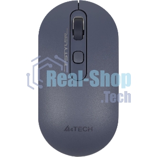 Мышь беспроводная A4Tech Fstyler FG20 пепельный/синий, 2000 dpi, радиоканал, USB, кнопки - 4