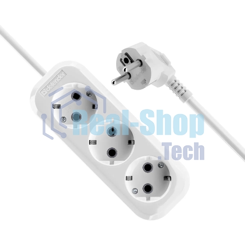 Удлинитель DEFENDER (99369) R330 16 А, 3 роз х 10 м, белый