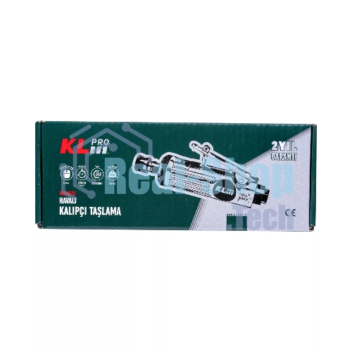 Профессиональная пневматическая прямошлифовальная машина Klpro KLHA512 (цанга 6мм, 2200 об/мин, задний выхлоп)