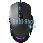 Мышь проводная GMNG XM003 черный, 32000 dpi, USB, кнопки - 10