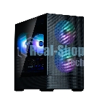 Компьютерный корпус ZALMAN P30 AIR, MATX, BLACK, WINDOW, 2xCombo (3.5'' or 2.5''), 3x2.5