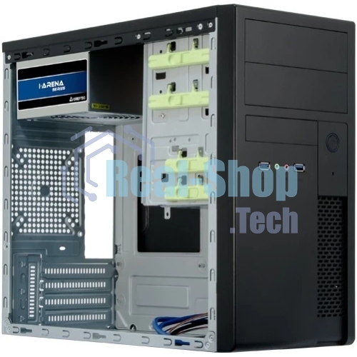 Компьютерный корпус CHIEFTEC MESH XT-01B-OP без БП, черный, mATX