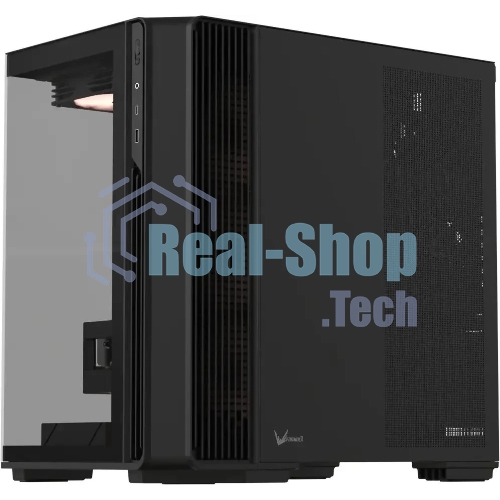 Компьютерный корпус Formula V Line Crystal Z7 PA Black, ATX, TYPE-C*1, USB3.0*1, Front+Side Glass, SIDE 3x PERFORMANCE ARGB, REAR 2x PERFORMANCE ARGB