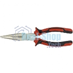 Длинногубцы Matrix NICKEL 17168 200 мм, прямые никелированные, двухкомпонентные рукоятки