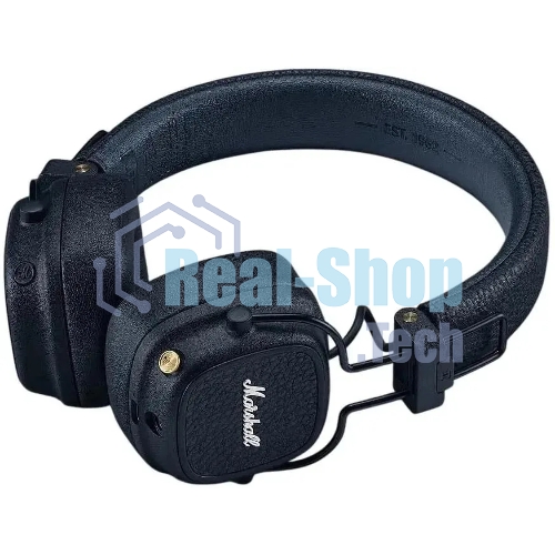 Беспроводные/проводные наушники Marshall Major V синий, накладные, Bluetooth + проводной, беспроводная зарядка, до 100 ч