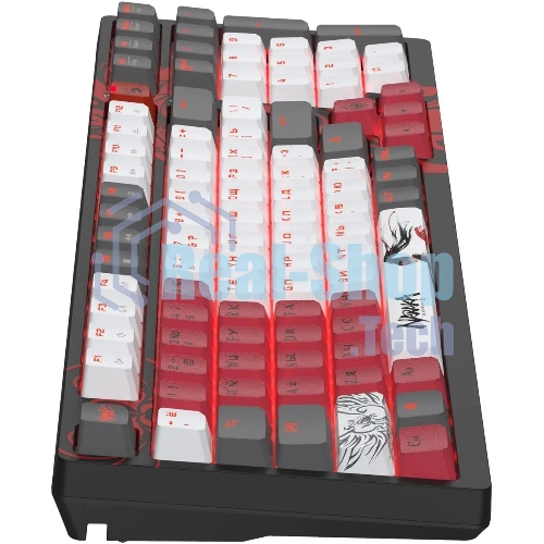 Клавиатура A4Tech Bloody S98 Naraka BLMS Plus проводная, USB Type-A, чёрный/красный