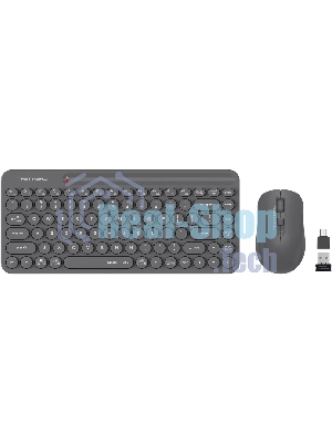 Комплект клавиатура+мышь A4Tech FStyler FG3200 Air2 беспроводной, USB, 2000 DPI, серый