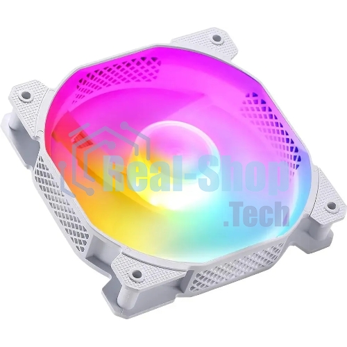 Вентилятор для корпуса Aerocool/Formula Cosmic 12WH FR RGb белый, 120 мм, 1100 об/мин, 22.3 дБ, 4 pin
