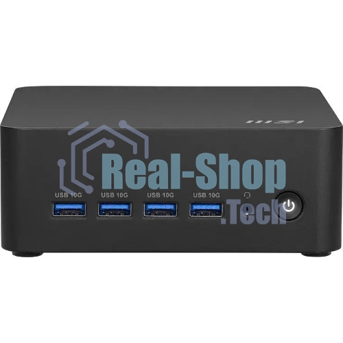 Мини ПК MSI Cubi Z AI 8M-008XRU Ryzen 5 8645HS (4.3) 16Gb SSD 512Gb 760M без ОС WiFi BT 120W (9S6-B03231-019)