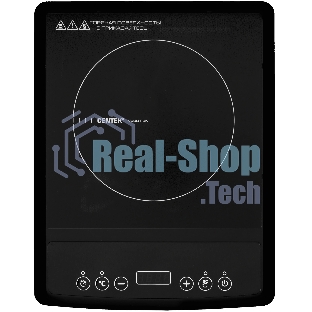 Плита настольная электрическая Centek CT-1518 чёрный, 2 кВт, индукция, конфорки - 1, стеклокерамика, сенсор