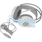 Гарнитура A4Tech Fstyler FH300U белый, проводная, подсветка