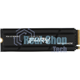 Накопитель SSD Kingston Fury Renegade, 4Tb, PCIe 4.0 x4, M.2 2280, NVMe, R/W 7300/7000, с радиатором