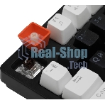 Клавиатура проводная Defender Hawk GK-418, USB, черный/белый