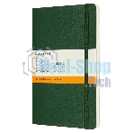 Блокнот Moleskine CLASSIC SOFT QP616K15 Large 130х210 мм 192 стр. линейка мягкая обложка зеленый