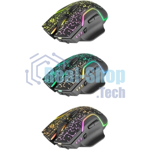 Мышь беспроводная Defender Oneshot GM-067 черный, 3200 dpi, радиоканал, USB, кнопки - 7