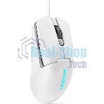 Мышь проводная Lenovo Legion M300s белый, 8000 dpi, USB, кнопки - 6