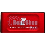 Внешний SSD Kingston XS1000, 2TB, USB 3.2 Gen 2 Type-C, R/W 1050/1000, красный